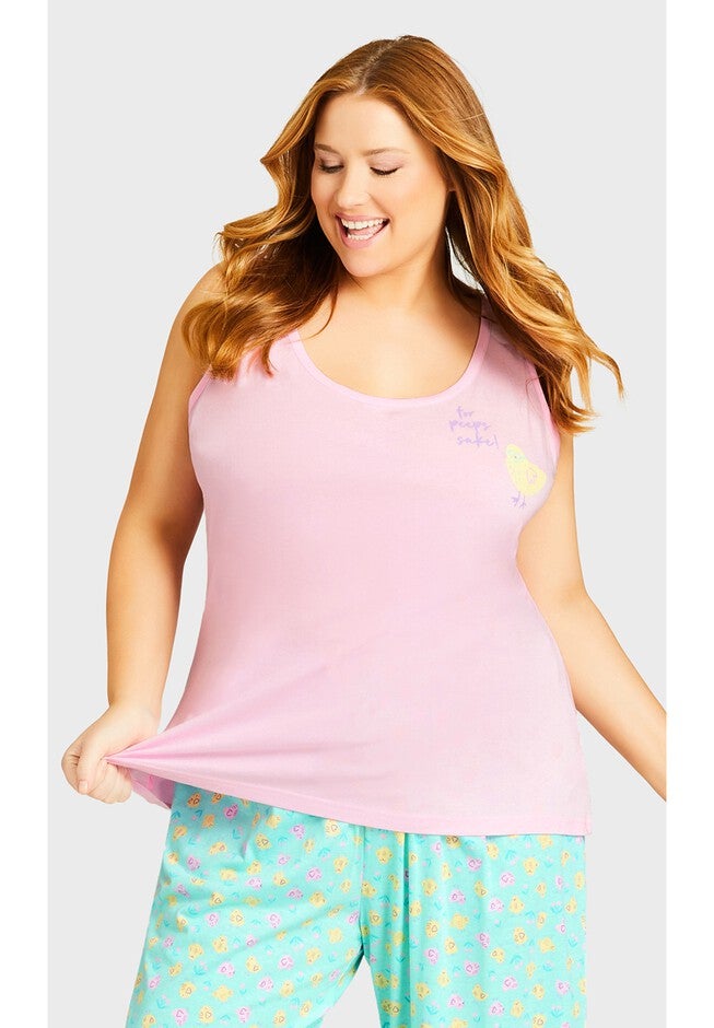 Chicks Sleep Tank, CHICKS PLACEMENT, alternate image number null