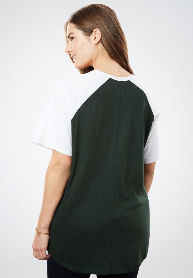 Foil NFL Team Raglan Tee, , on-hover image number null
