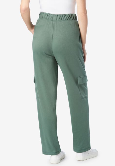 Pull-On Knit Cargo Pant, , on-hover image number null