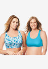 Sports Bra 2 Pack, POOL BLUE DAISY, hi-res image number null