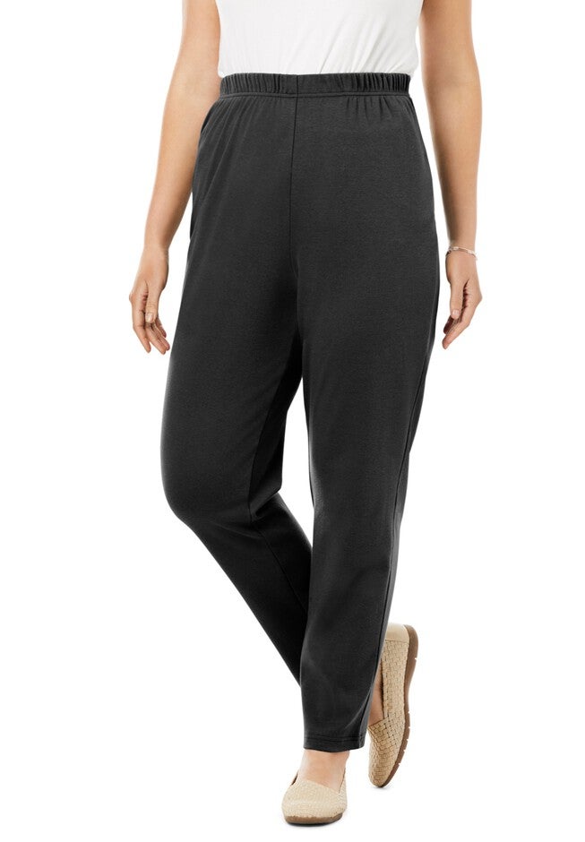 7-Day Knit Slim-Leg Pant, , alternate image number 1