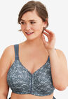 Lace Wireless Posture Bra , SLATE CROSSDYE, hi-res image number null