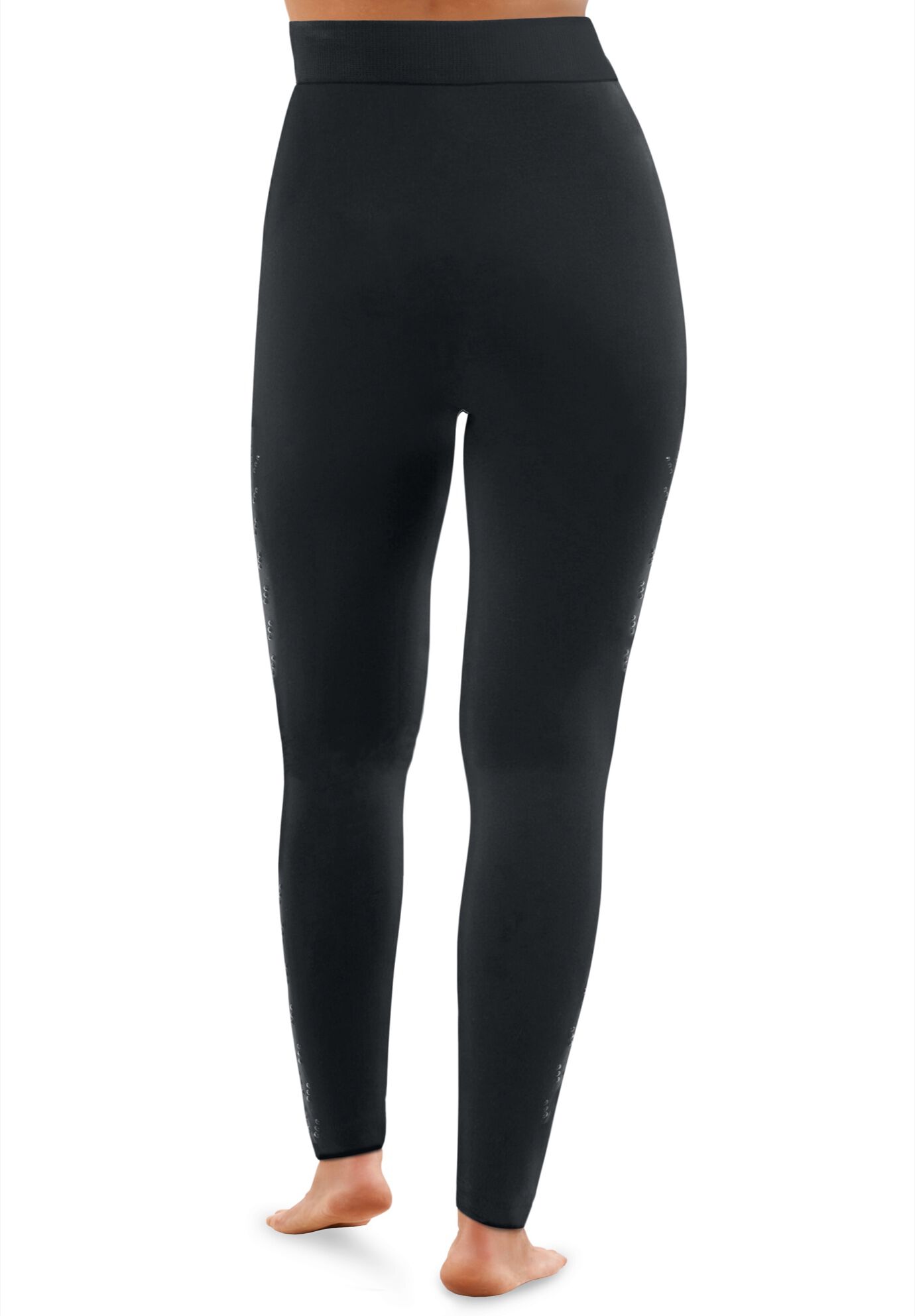 Rhinestone Leggings, BLACK, alternate image number 2