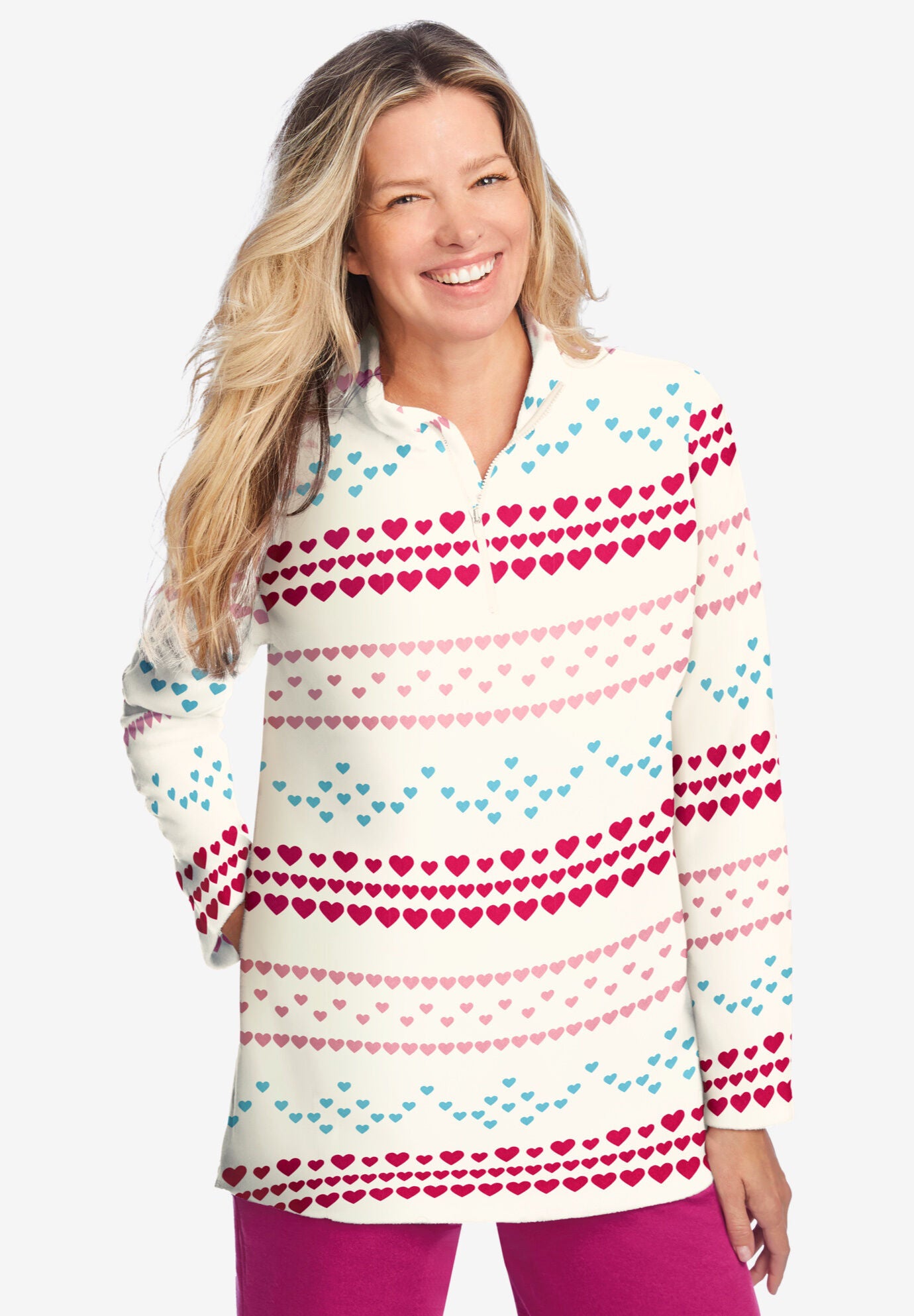 microfleece quarter zip