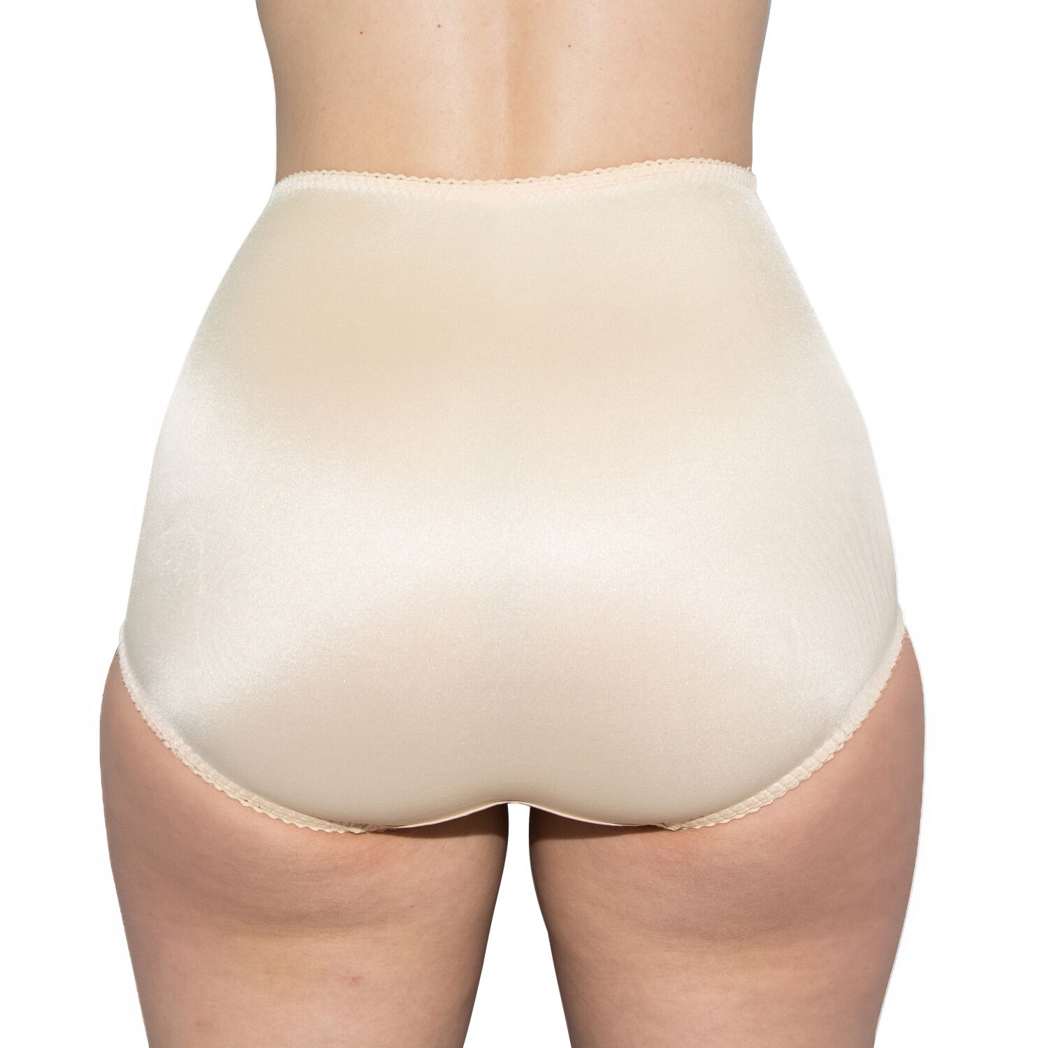 4way Stretch Full Coverage Panty, Light Shaping, BEIGE, on-hover image number 1