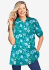 Short-Sleeve Polo Tunic, , alternate image number null
