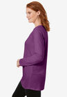 Perfect Long-Sleeve Crewneck Tunic, , alternate image number null