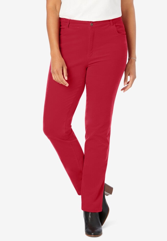 Velveteen Pants, CLASSIC RED, hi-res image number null