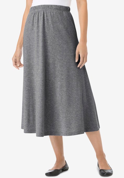 7-Day Knit A-Line Skirt, , hi-res image number null