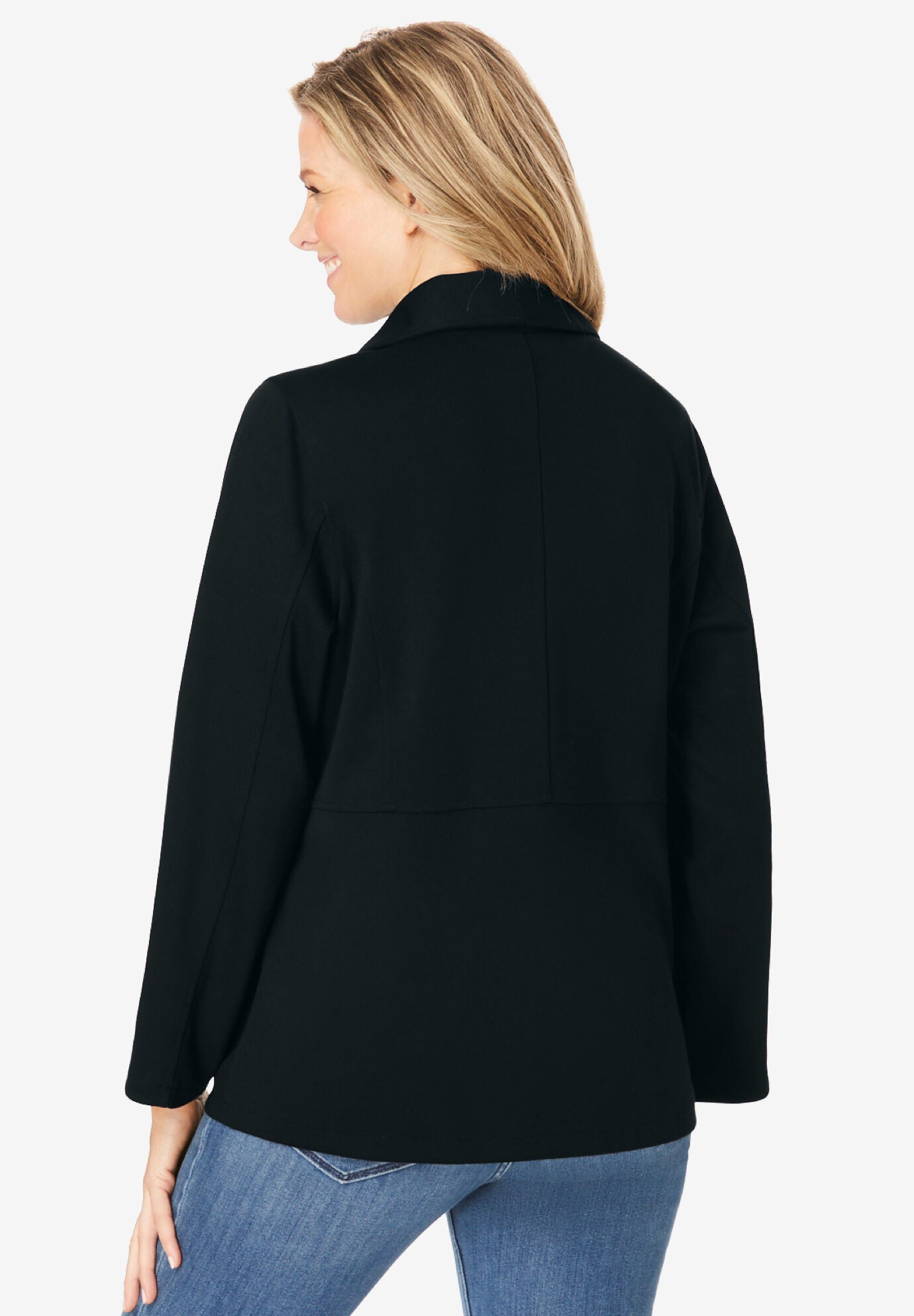 Open-Front Blazer, , on-hover image number 1