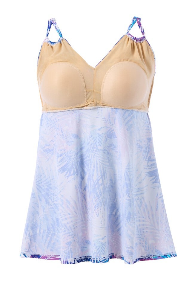 Loop Strap Two-Piece Swim Dress, , alternate image number 5