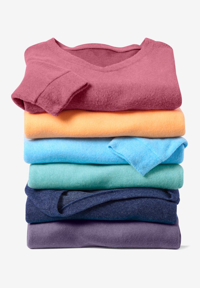 Sherpa Sweatshirt Tunic, , alternate image number 4