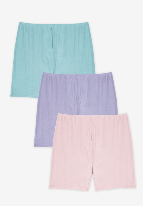 3-Pack Cotton Bloomers, PASTEL PACK, hi-res image number null