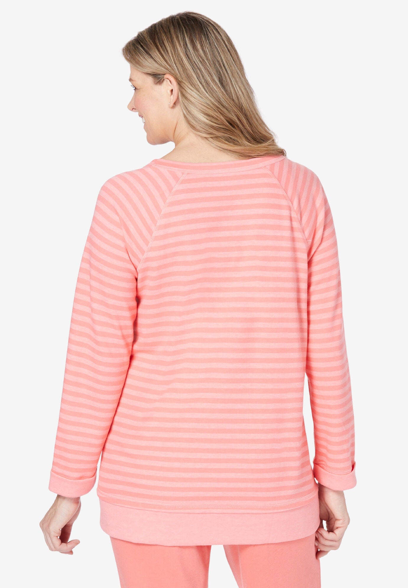 Scoopneck Reversible Sweatshirt, , on-hover image number 1
