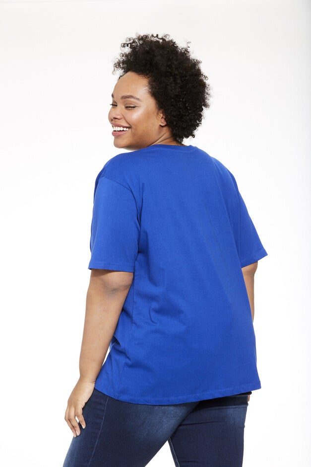 MLB® V-neck cotton tee , , on-hover image number 1