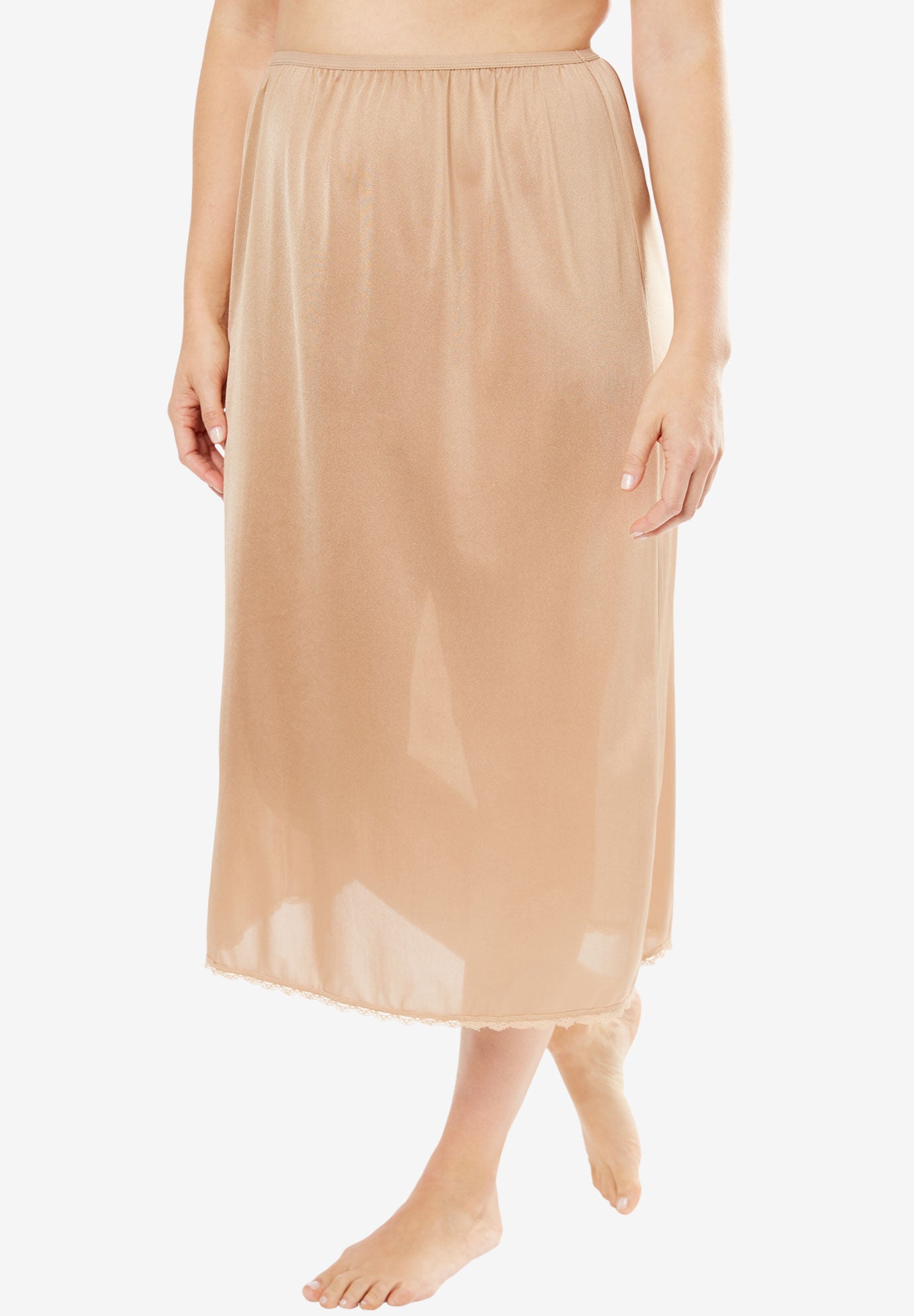 plus size cotton slip