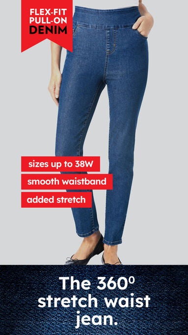 Pull-On Slim Denim Jean, , alternate image number null