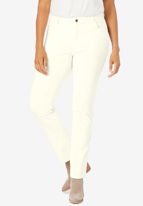 Velveteen Pants, IVORY, hi-res image number null