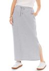 Sport Knit Side-Slit Skirt, , alternate image number null