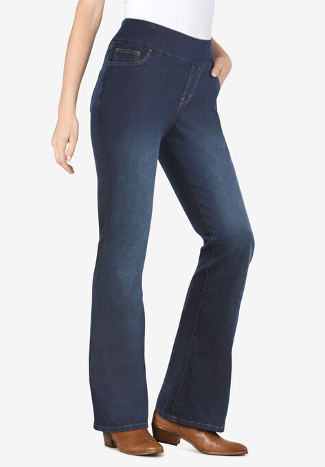 Pull-On Bootcut Jean, INDIGO SANDED, hi-res image number null