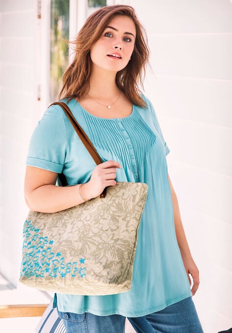 2-Piece Floral Tote Set, , alternate image number null