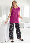 Smocked Henley Tank Top, , alternate image number null