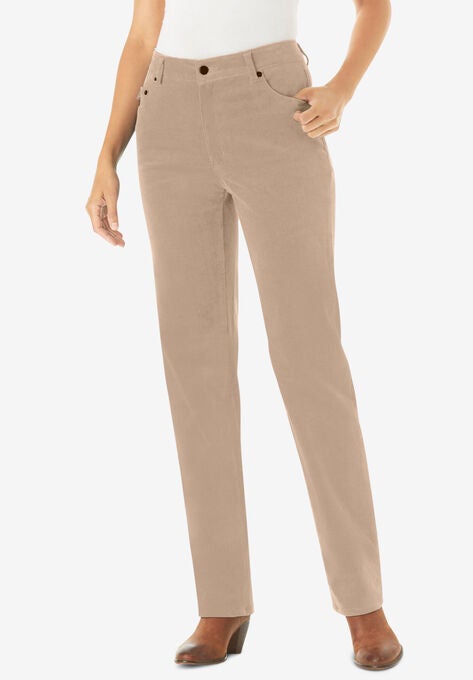 Corduroy Straight Leg Stretch Pant, , hi-res image number null