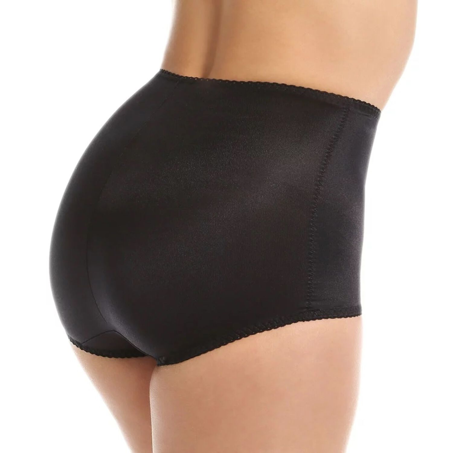 Light Shaping Tummy Control Panty with Inner lining, BLACK, on-hover image number 1