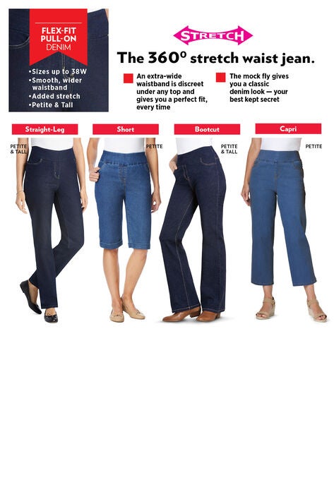 Pull-On Bootcut Jean, , alternate image number null