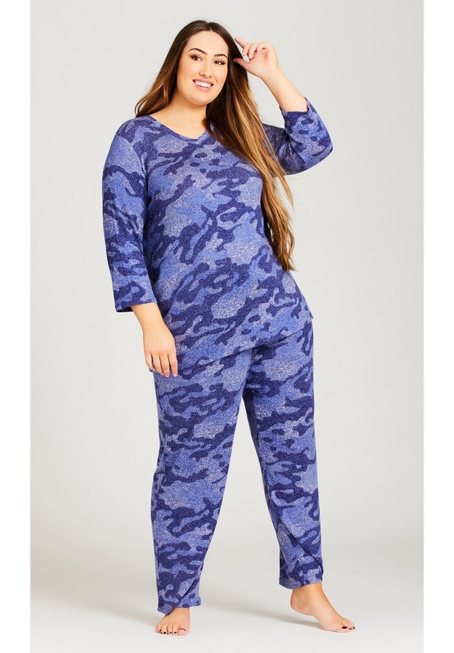 Hacci Camo Top, CAMO LILAC, alternate image number null