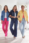 Stretch Denim Jacket, , alternate image number null