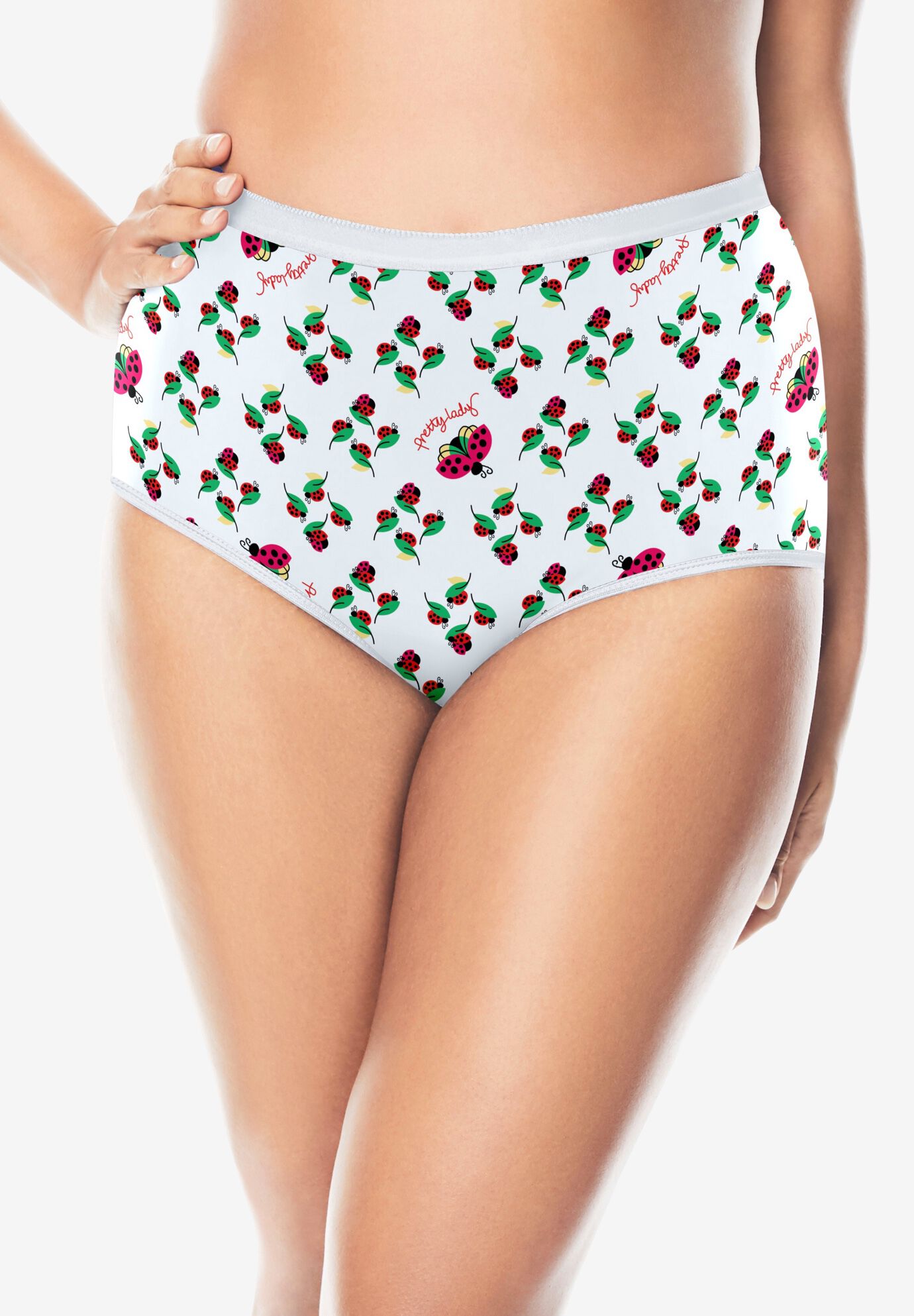 Full Coverage Cotton Brief 10-Pack, GEO DOT PACK, alternate image number 2