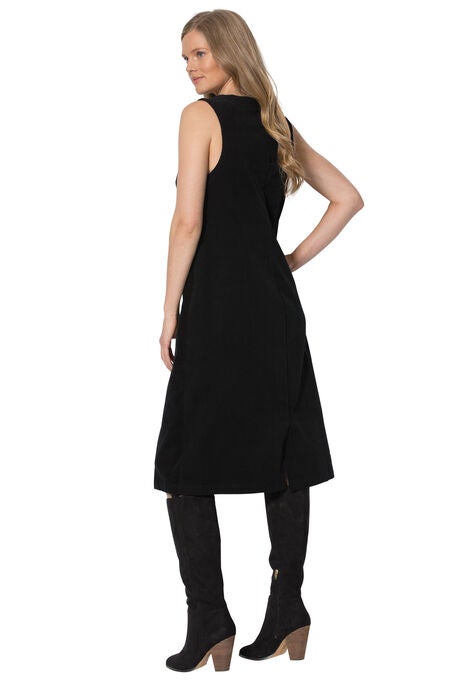Corduroy sleeveless jumper, , on-hover image number null