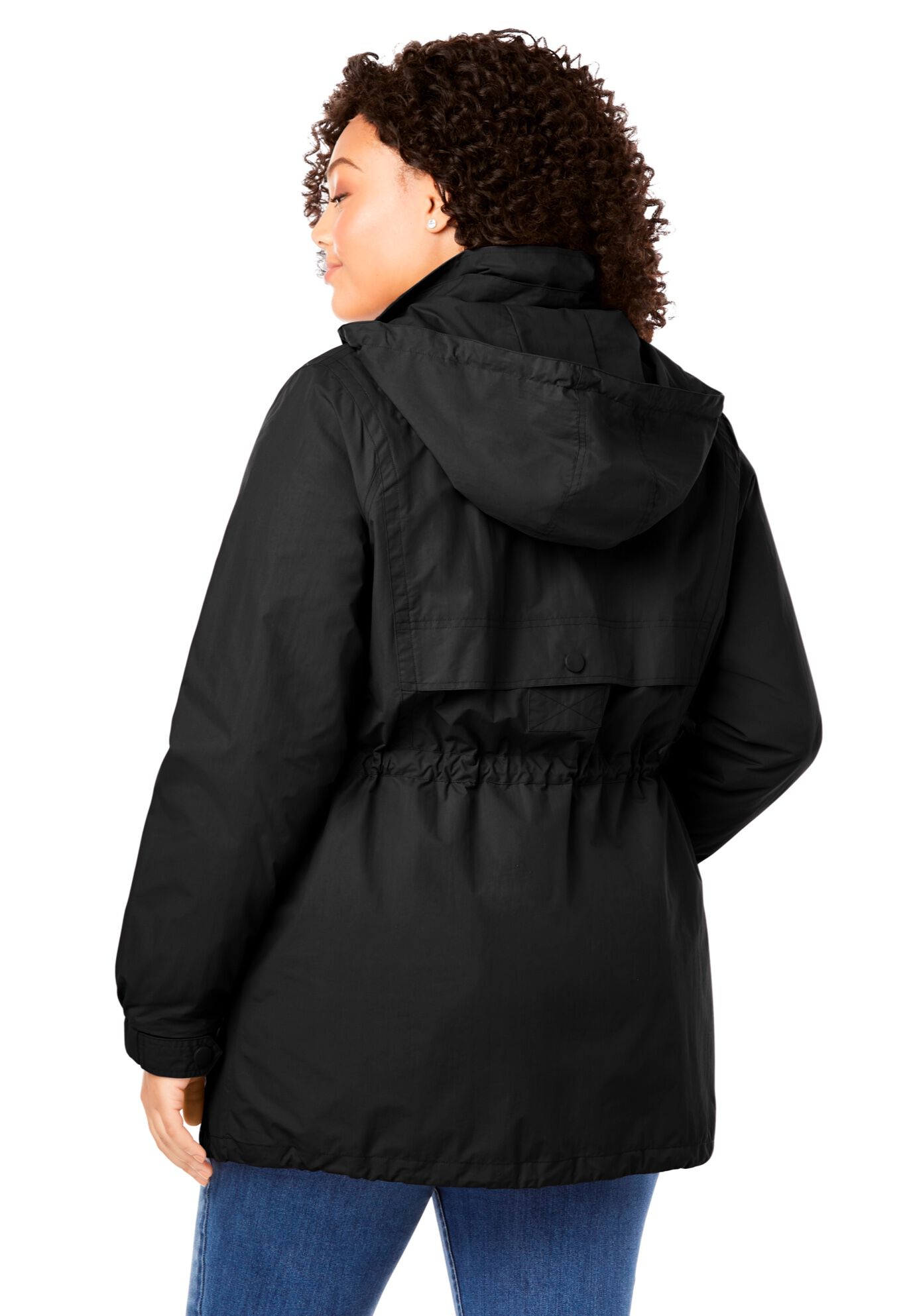 Fleece Lined Taslon Anorak Fullbeauty Outlet