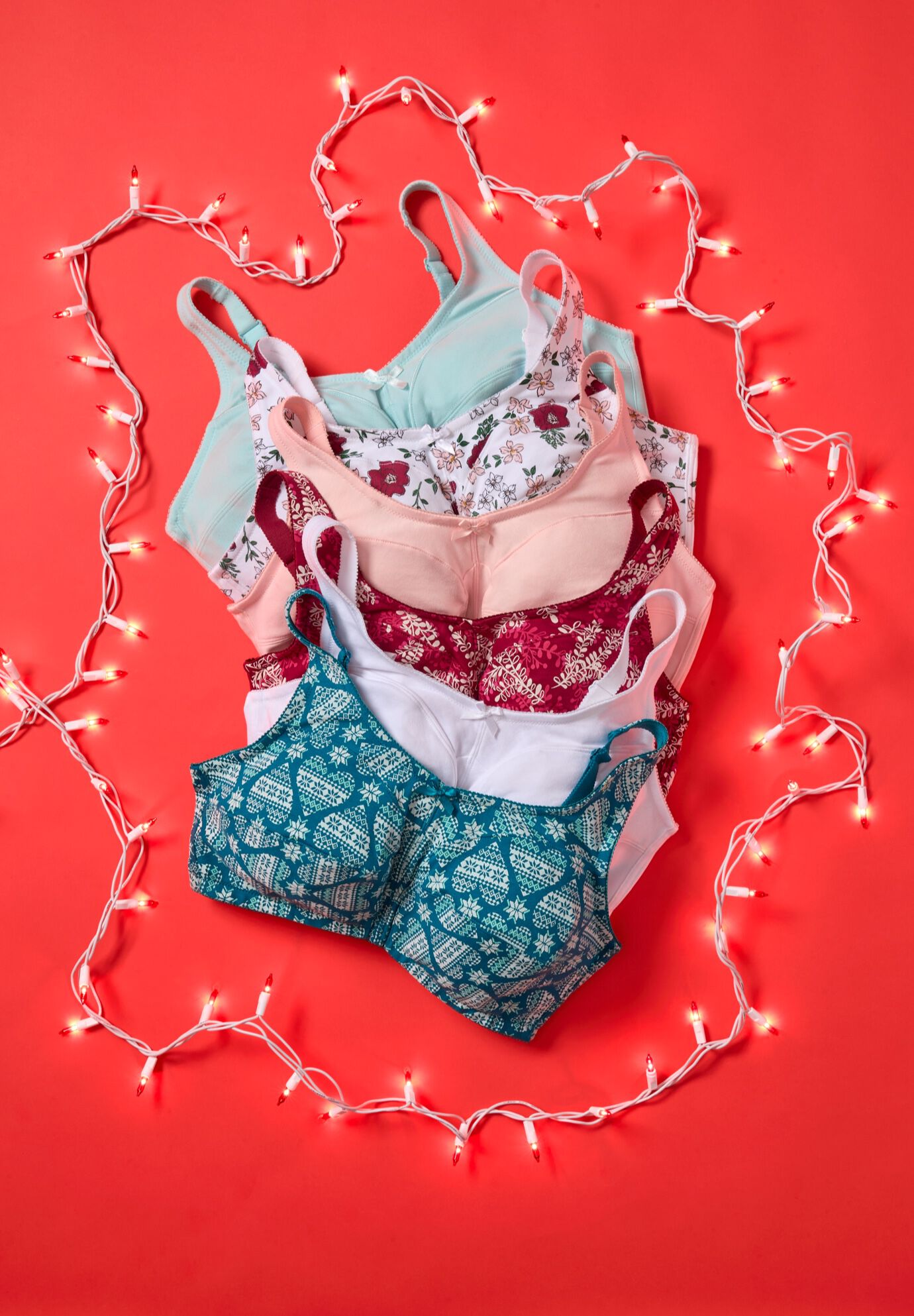 Cotton Back-Close Wireless Bra, , alternate image number 7