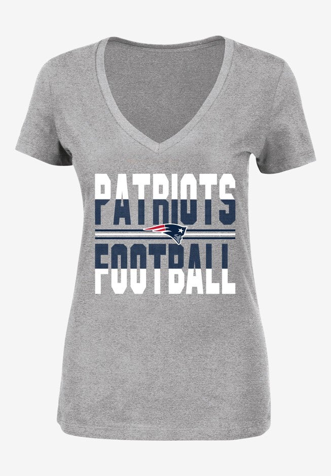 Classic V-Neck Short Sleeve NFL® Tee, PATRIOTS, hi-res image number 0