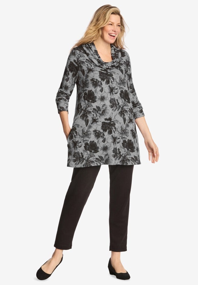 Forever Soft Cowl Neck Tunic, , alternate image number null