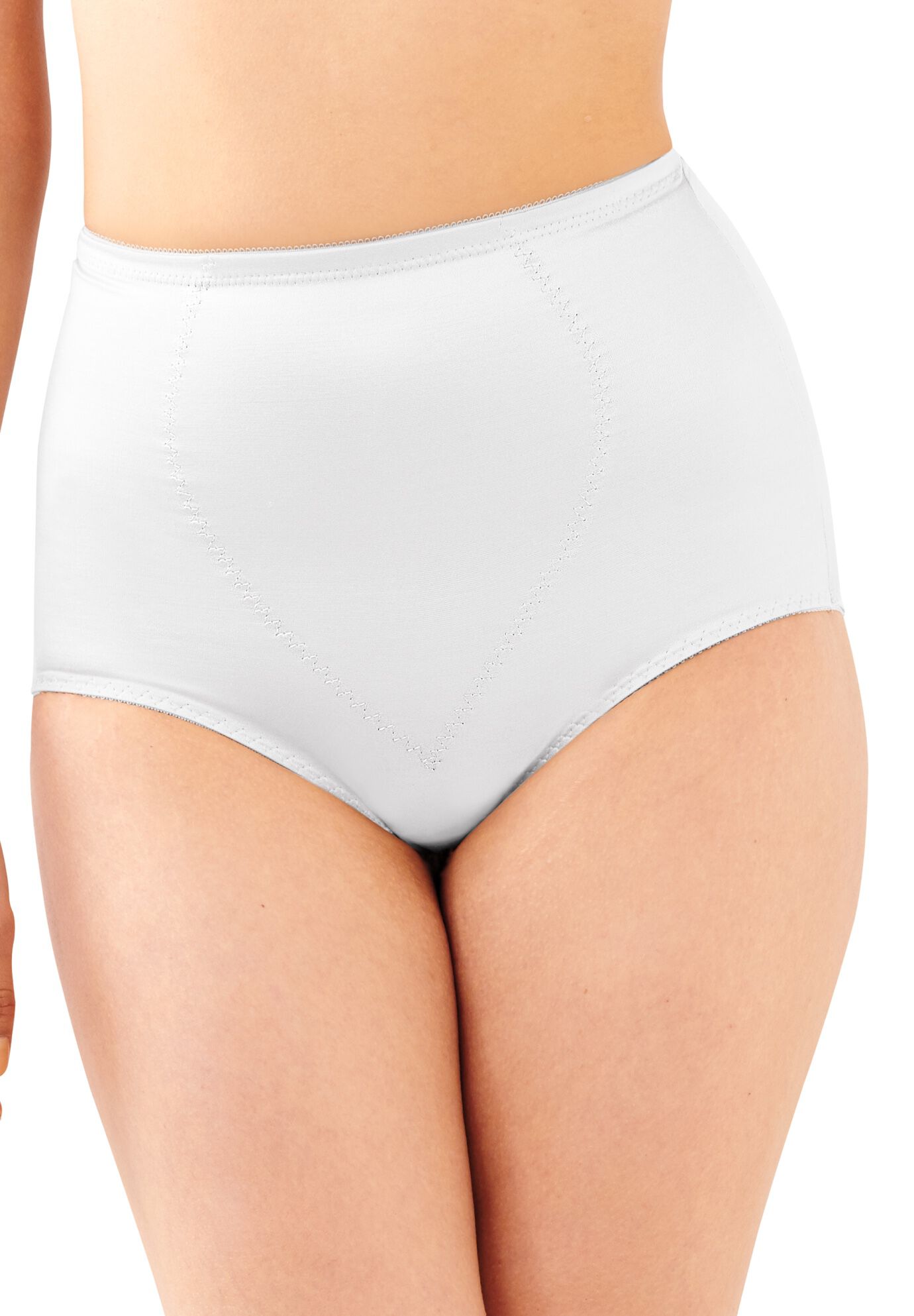 Tummy Panel Brief Firm Control 2-Pack DFX710, WHITE WHITE, hi-res image number 0