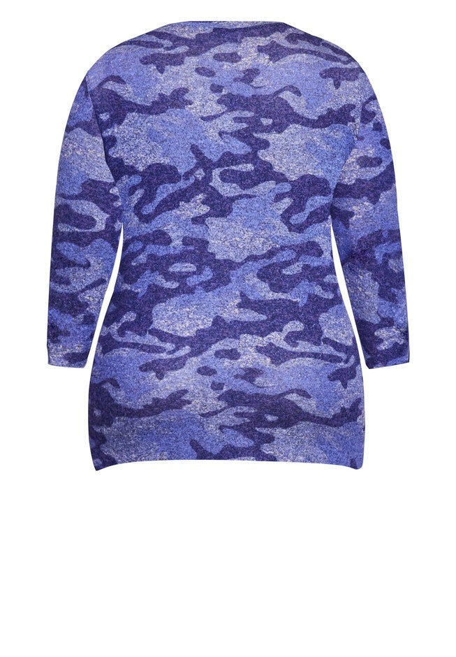 Hacci Camo Top, CAMO LILAC, alternate image number null