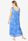 Long Tricot Knit Nightgown , , on-hover image number null