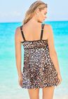 Empire-Waist Swim Dress, , on-hover image number null