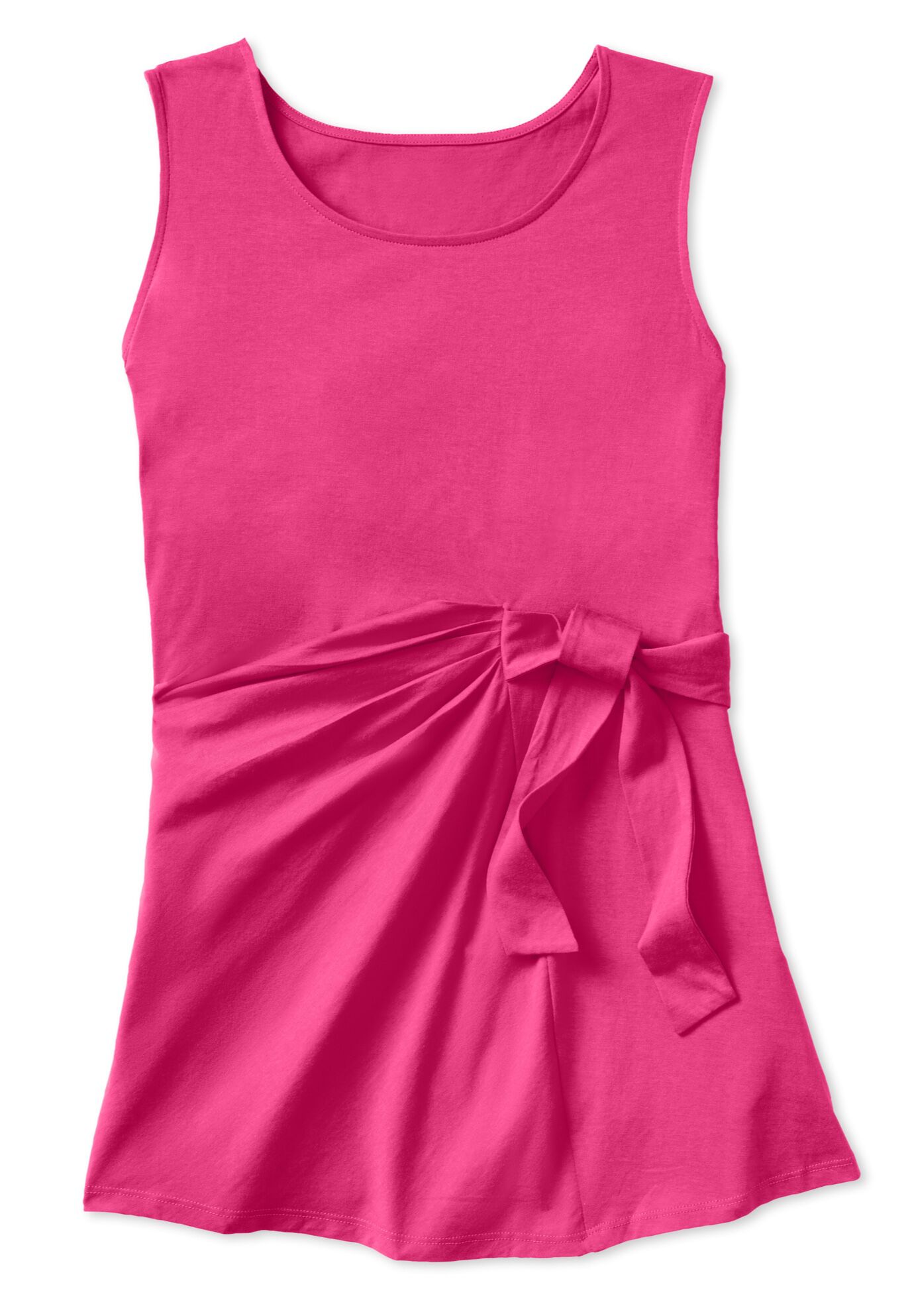 Sleeveless Side Tie Tank, , alternate image number 3