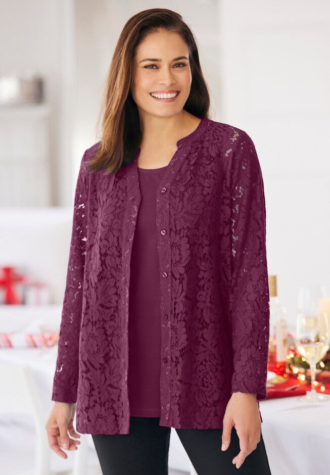 Lace Shirt, , alternate image number 1