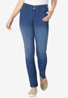 Straight Leg Tummy Tamer Jean, MIDNIGHT SANDED, hi-res image number null