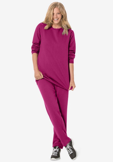 Fleece Sweatshirt Set, , hi-res image number null