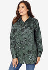 Soft Sueded Moleskin Shirt, PINE SKETCHED FOLK, hi-res image number null