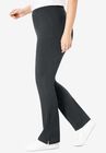 Stretch Cotton Bootcut Yoga Pant, , alternate image number null