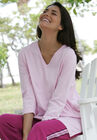 Perfect Three-Quarter Sleeve V-Neck Tunic, , alternate image number null