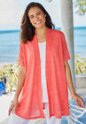 Lightweight Open Front Cardigan, , alternate image number null