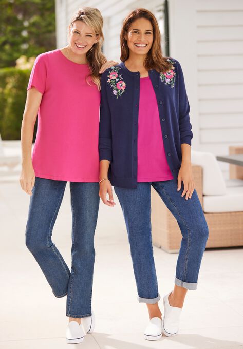 Perfect Long-Sleeve Cardigan, , alternate image number null